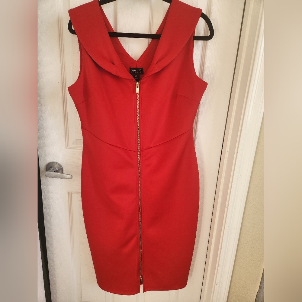 Red Sleeveless Dress ❤️💋
